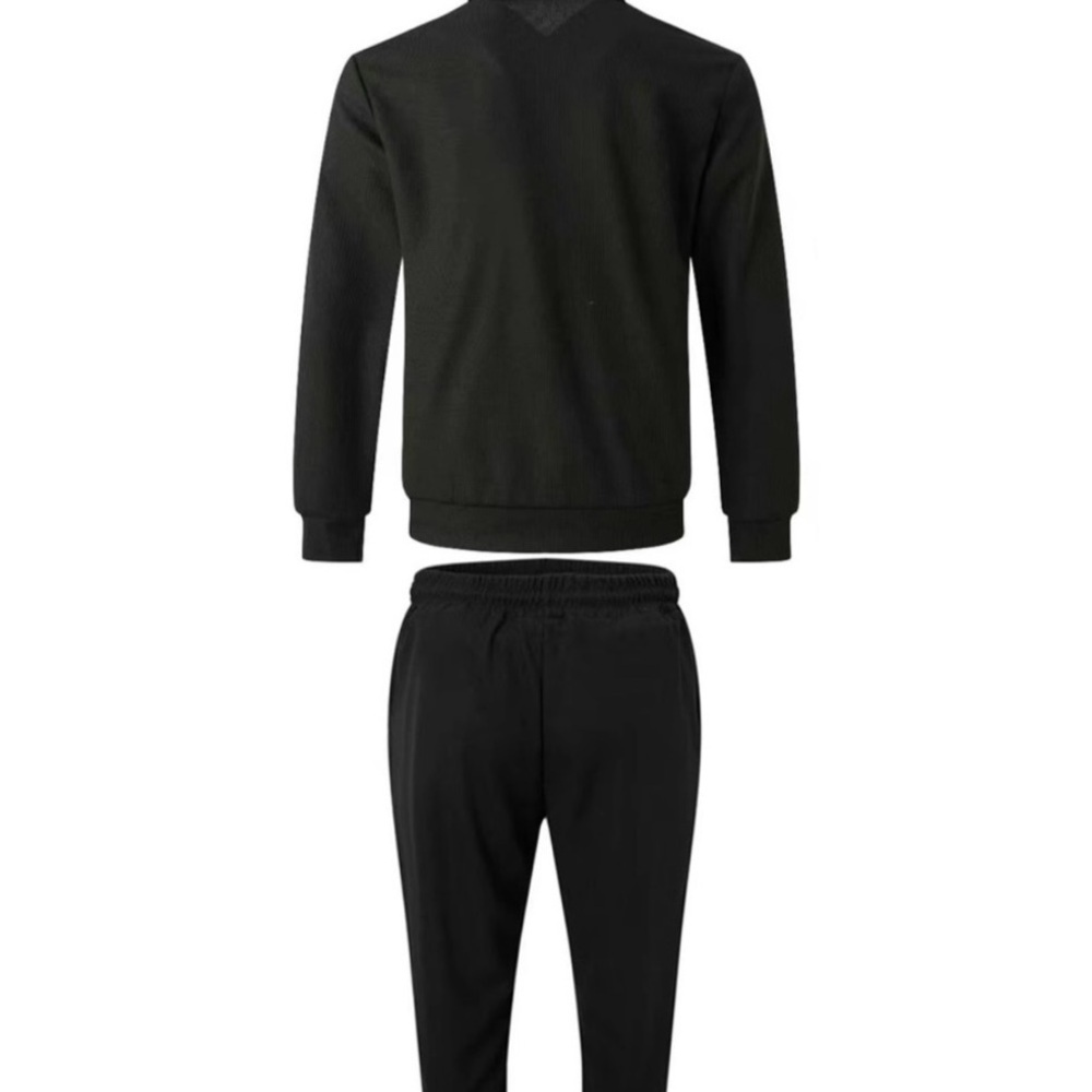 Men’s Two Piece Set Outfit Size XXL In Black - Picture 2 of 12